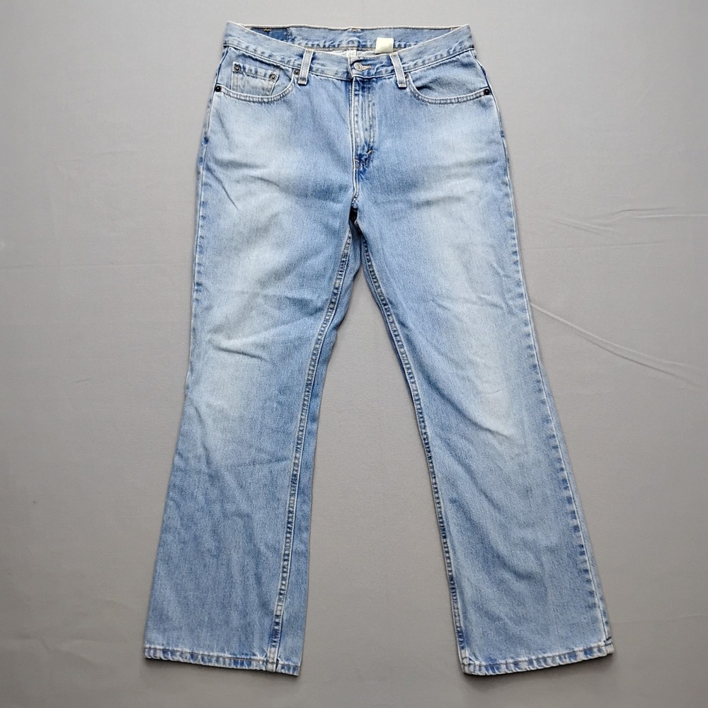 Levis 515 Boot Cut Jeans Light Wash Y2K Made in USA Women 12 S MIS Vintage